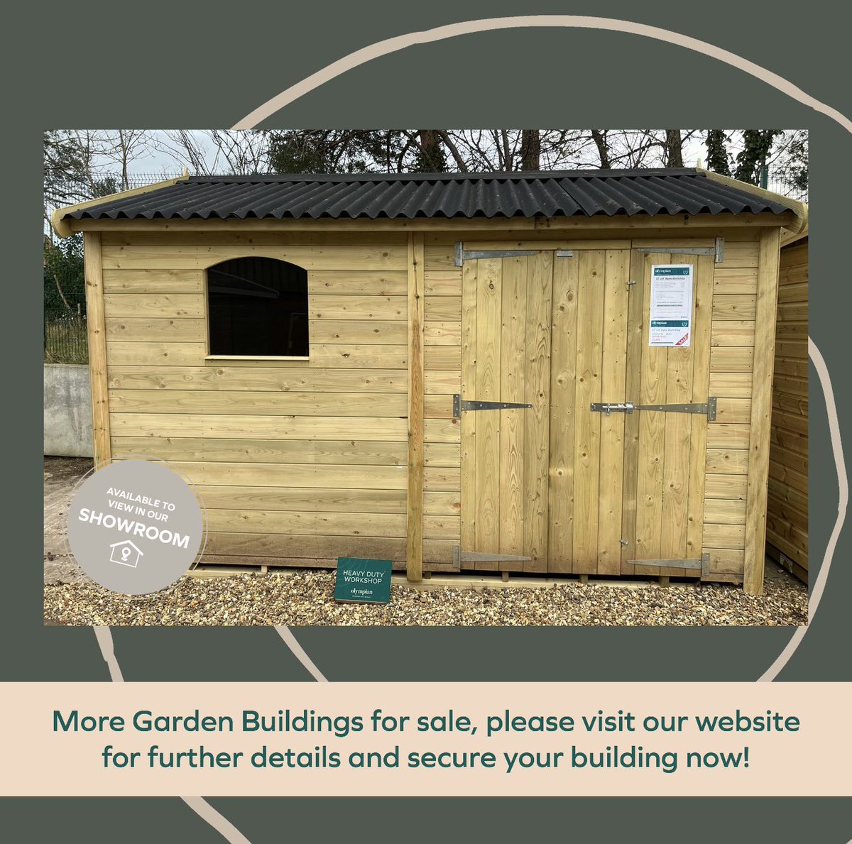 Our Spring Sale continues with two further Workshops being added to our sale page, take a look now to secure your building in time for the summer ⭐️
