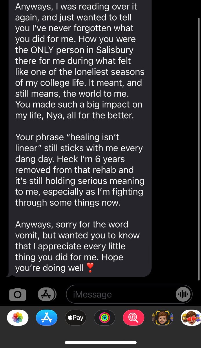 I swear, my athletes (old and current) have like a “Nya hates her job this week” radar