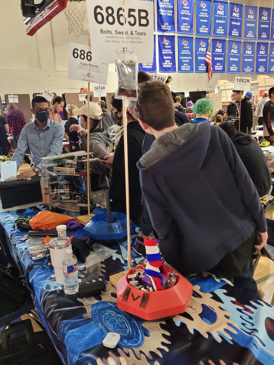 Bolts, Sweat and Tears are ready to rumble! Good luck 6865B and 6865D!