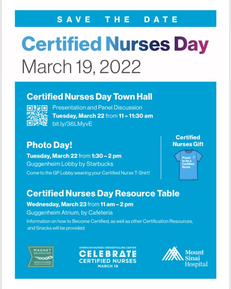 Are you certified???  We’ll see you there in the Guggenheim Pavilion!  #Bedsideisthebestside <a href="/LindsayRN24/">Lindsay Condrat</a> <a href="/HaydeeGarciaNP/">Haydee Garcia</a>