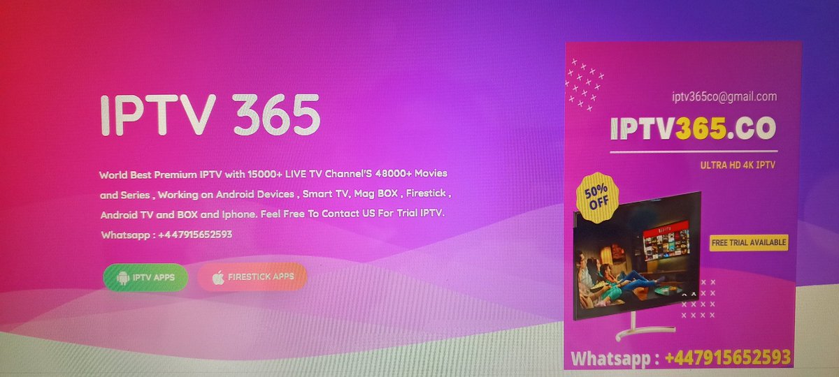 Techtusoft's tweet image. World Best IPTV Service Provider Website iptv365.co
Providing Quality of Live TV and VOD
#IPTV