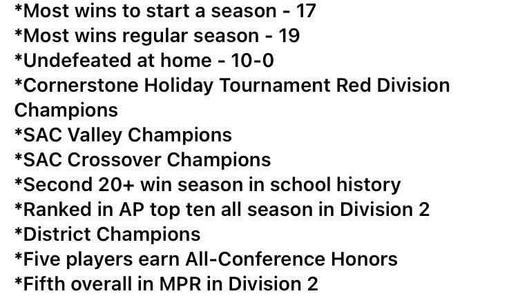 coachDLJ's tweet photo. Honored to coach and be part of such a great player group and coaching staff in my first year at Parchment.  Here are some of the accomplishments/records set this year by a great group of young men. https://t.co/Oa1teWAWpA