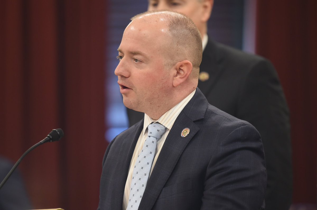 BrianStewartOH's tweet photo. Today I testified in the Ohio Senate in support of my #HB405 regarding the management of county hospitals. Thanks to Chair @theresagavarone for bringing the bill up quickly for a hearing. https://t.co/e2cRTmwE6O