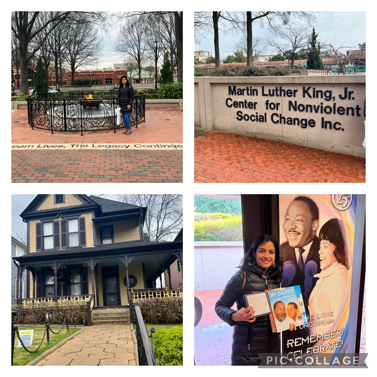 MrsRRajendra's tweet photo. During my Atlanta trip, I was able to visit Dr. Martin Luther King Jr.’s birthplace. I can’t wait to share my experience with you @BlantonBulldogs! https://t.co/gisDhCiN15