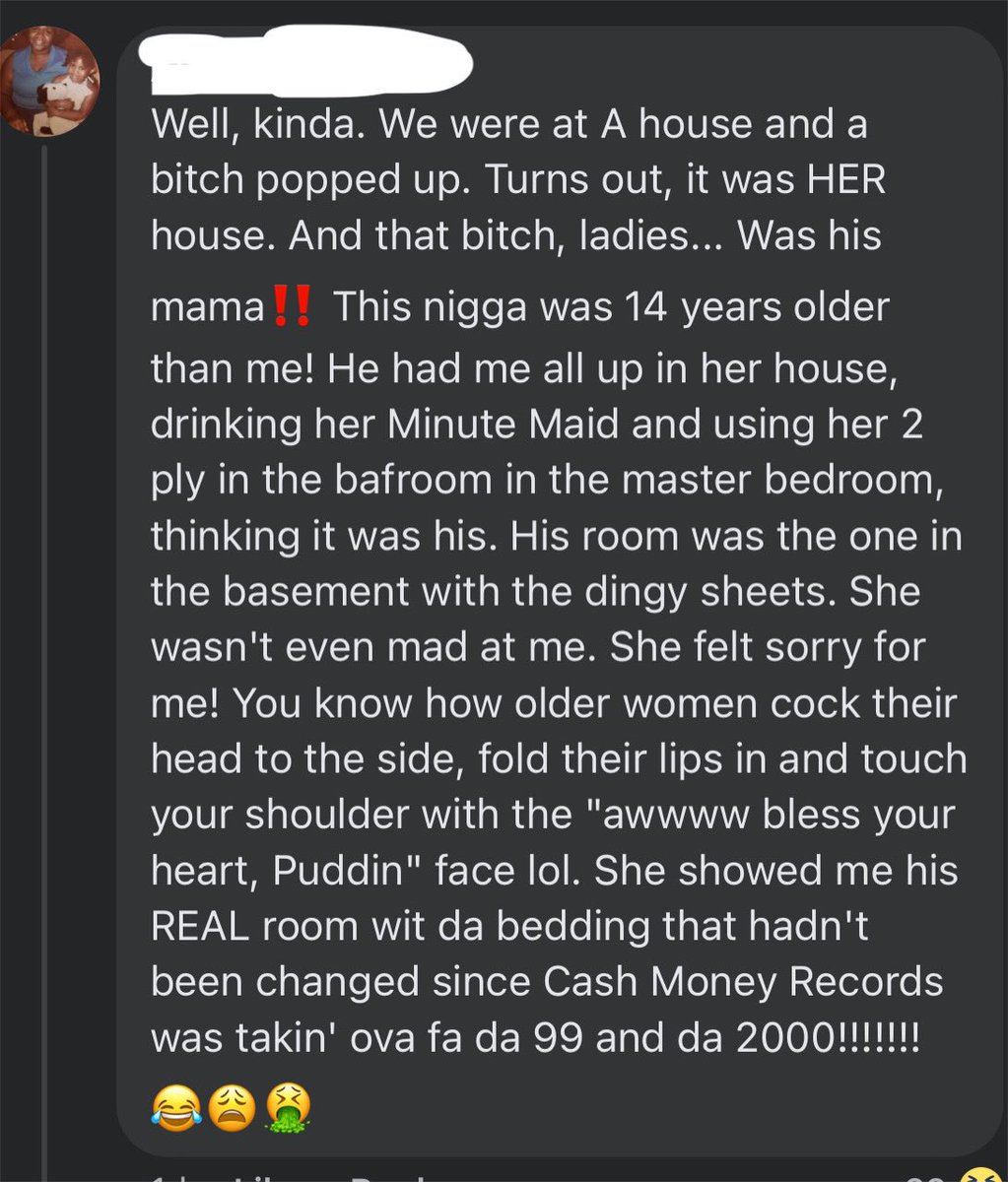 ladylexx30's tweet image. I was talking about this the other day! This man fabricated his WHOLE life‼️ Everything he had was his mama's or baby mama's shit. He told me the woman who "broke in" and was yelling his name was a jealous ex, when it was really his mama coming back from vacation! 😂😂😂😂