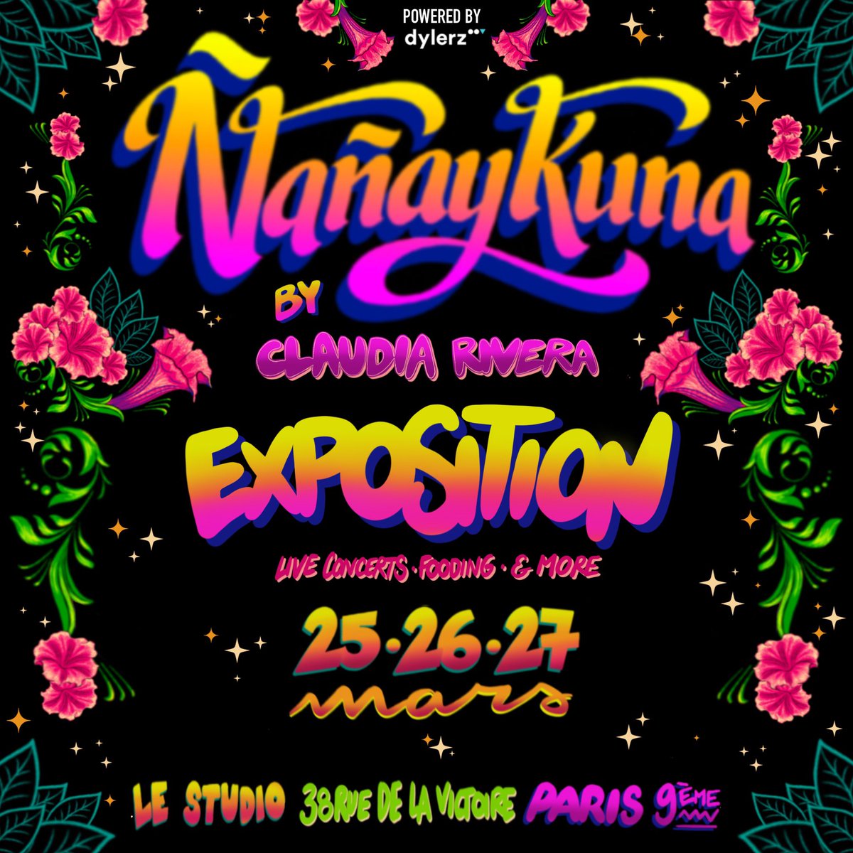 makanakuy's tweet photo. Holi 💃🏻 Le week end pro j’organise l’événement Ñañaykuna ! Un événement valorisant les femmes latino-américaines et leurs cultures !

Expo, Concerts, DJ set, Fooding latino, Flash Tattoos, Talk, Projection, et cours de salsa…Venez donner de la force et découvrir notre univers !! https://t.co/CRJ21pDT5l