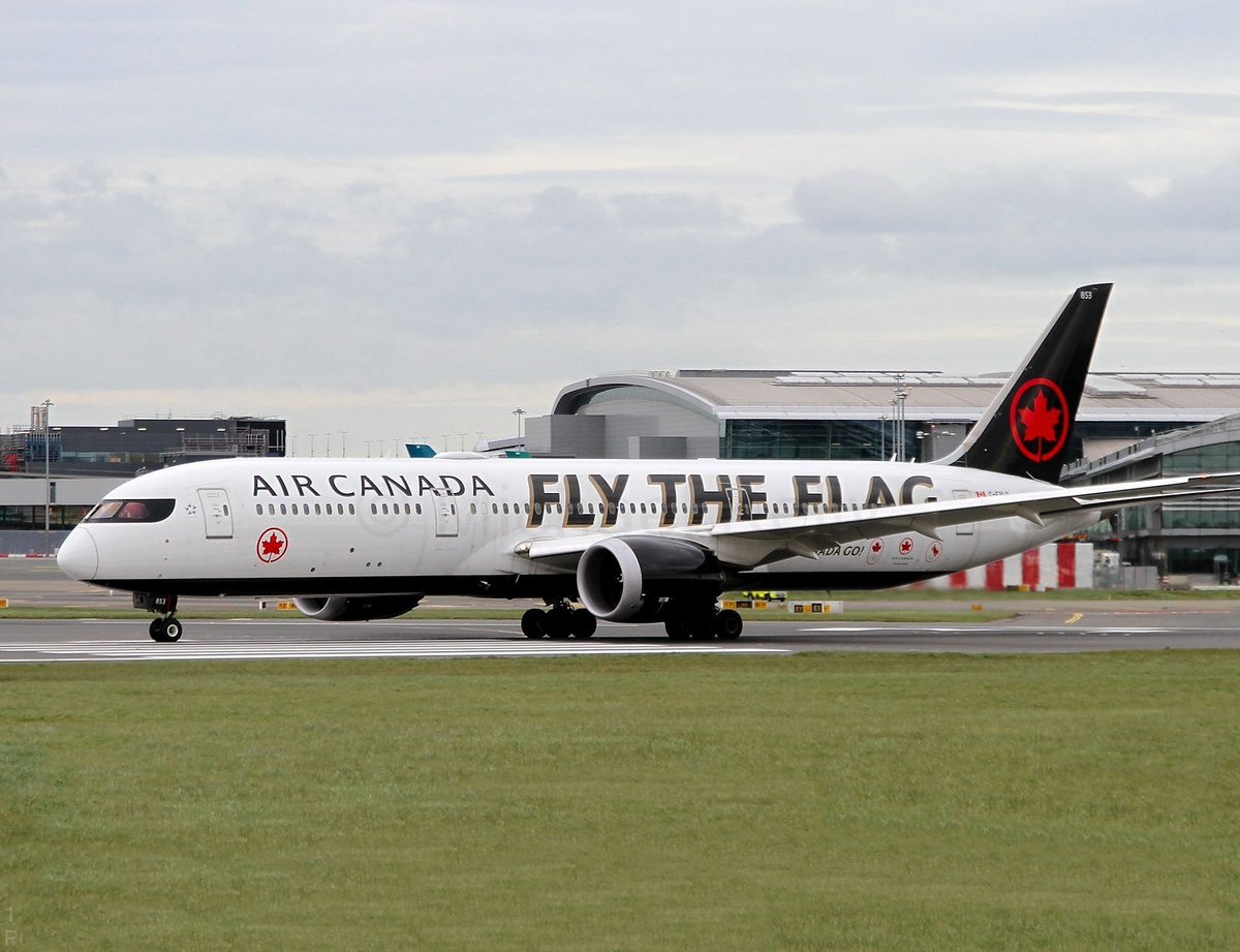 Michaelkelly707's tweet photo. Due to the ongoing closure of Russian Airspace, @AirCanada continue to route some of their Indian flights through @DublinAirport to refuel and crew change. Todays #AirCanada flight #AC44 arrived from Vancouver and departed to Delhi
#avgeek #LogoJet #FlyTheFlag https://t.co/pOetOPR9MV