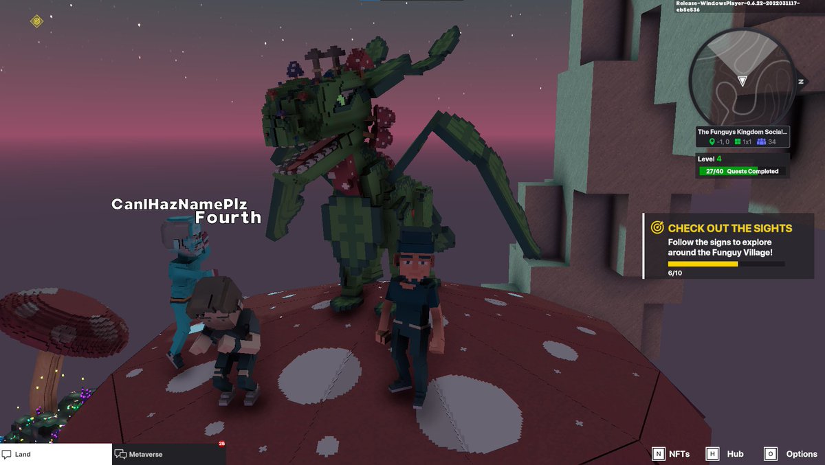PatriciYassi's tweet photo. @TheSandboxGame I just participated in the daily #SandboxAlphaS2Contest for a chance to earn up to 1,000 $SAND! Starting March 15 - Selfie with the mushroom dragon. Check out my screenshot below! 👇 #SandboxAlphaS2 https://t.co/QGug9lF75N