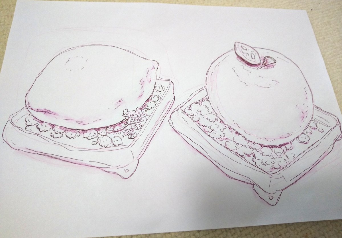 nekoi_kameda's tweet photo. 本日の亀田紹介イラスト。亀田梅めぐりの協賛店、たんとさん下のTiamoさん(同列店)のスイーツとピザ(冷凍でテイクアウトあります)を(　っ・ω・)っ #イラスト #アナログイラスト #新潟 #亀田 #スイーツ #ピザ 地元紹介を兼ねて児童館用塗り絵に描きました～オススメです！ https://t.co/dySSv1qFGg