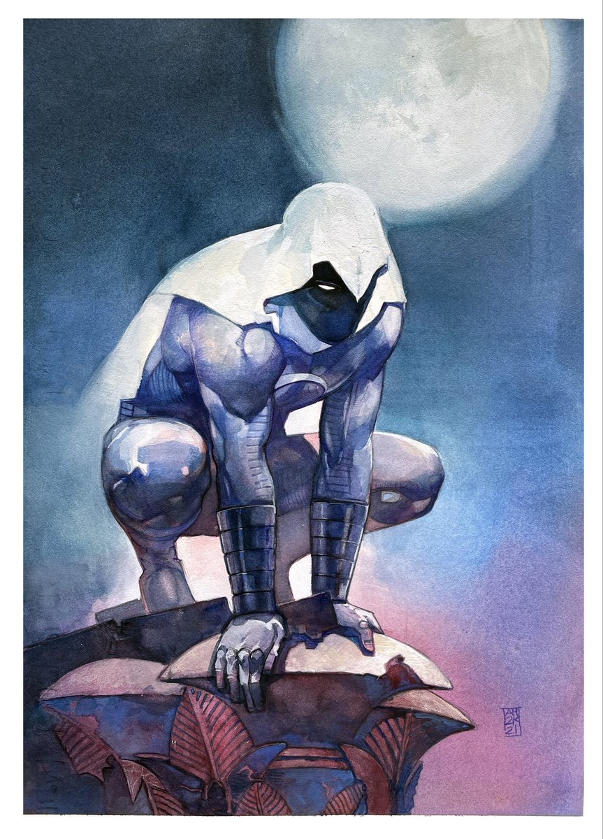 alexmaleev's tweet photo. And this baby? My favorite. #MoonKnight https://t.co/gRiVY0ojWL