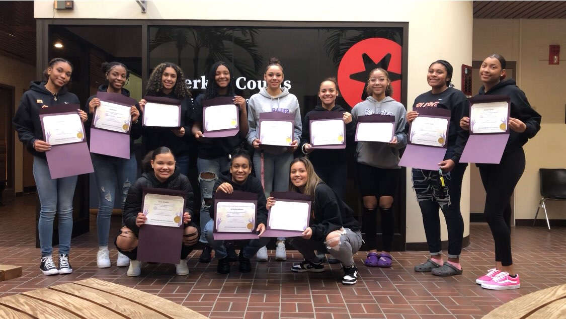 Trip to City Hall for your State Champion Raiders to be recognized by the City of Reynoldsburg for their history making season. 💜💛 #Reynproud