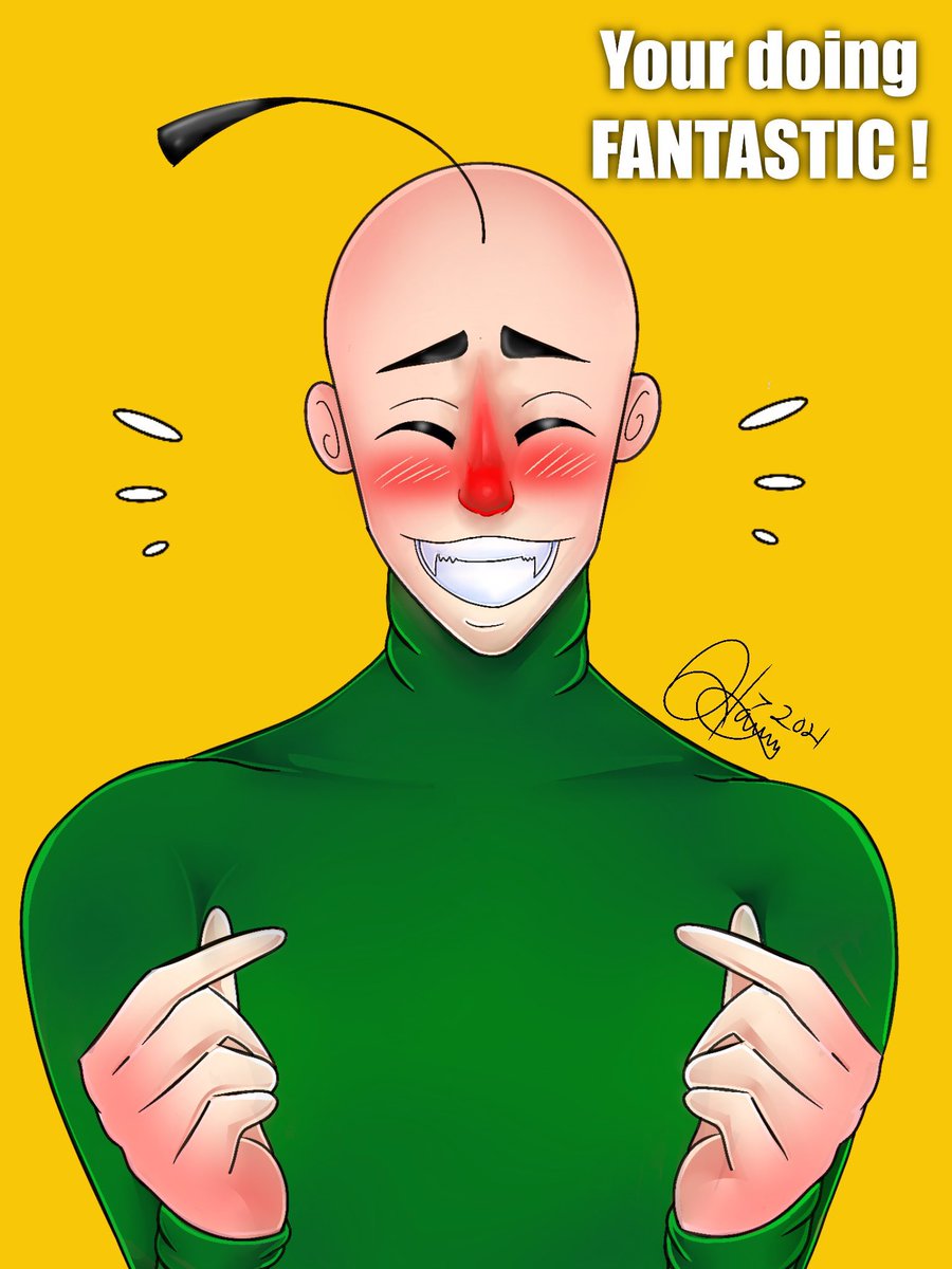 Making that layout,

Gonna use this cute art I made of him awhile ago for my PFP :)