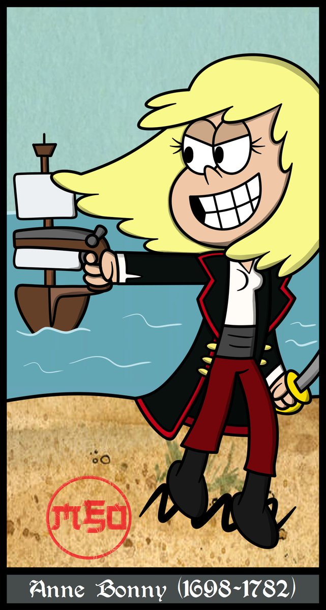 IWD4 (TLH): #AnneBonny.
The Pirate Queen.
She was an Irish pirate who operated in the Caribbean during the early years of the 18th century and one of the most famous female pirates of all time.
#WomensDay #internationalwomensday2022 #womenday #leniloud #theloudhouse #pirate