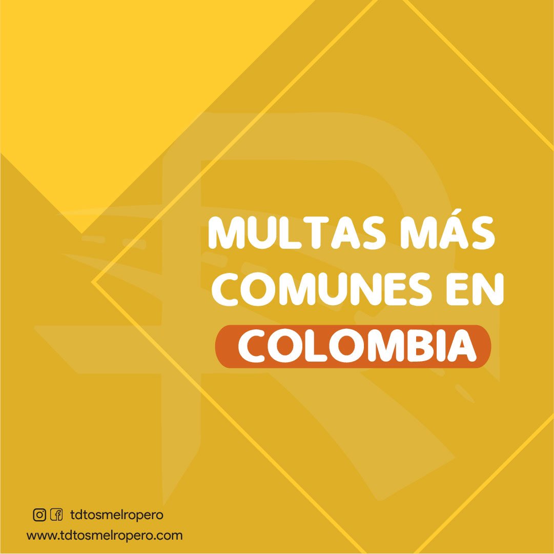 ComparendoC's tweet photo. #multas más comunes en Colombia. 
.
.
#transito #tramites #Colombia #carros #motos #vehículos #movilidad #descuentos #valledupar #servicio #asesoria #tdtosmelropero #comparendosdetránsito #comparendo #multas #tramitesvehiculares #pago #impuestos https://t.co/R2q0YBkbZk