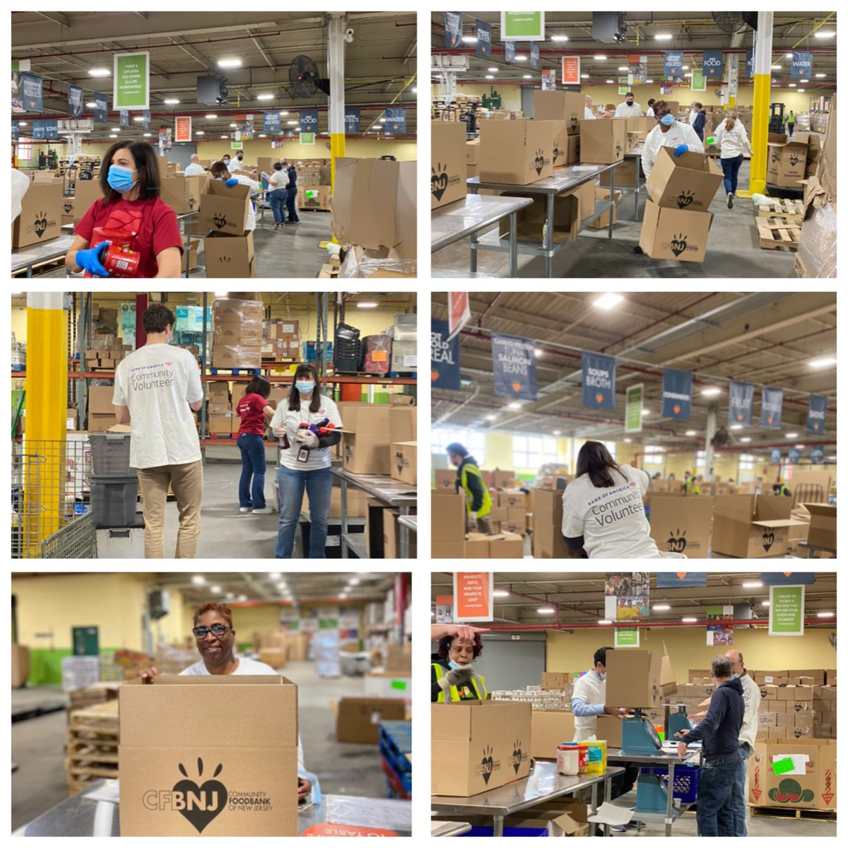 danirose2121's tweet photo. What a great feeling to finally be in person at @CFBNJ with @AlbertoNJMP. #BofAVolunteers in the communities we serve day in and day out. @BofA_News https://t.co/JhTZ78sXX6