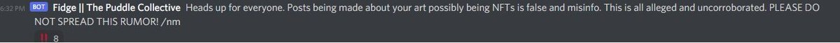 buzzlyarts's tweet photo. we also would like to mention that users art will not be used as N/F/Ts by the site and that is simply misinformation. that said we still recommend deleting your property from the site for safety reasons https://t.co/B4vkxU1vge