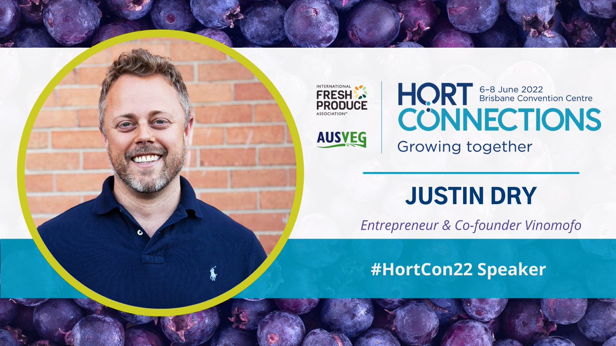 HortCon_'s tweet photo. Weโre proud to announce Justin Dry, a multi award winning entrepreneur & co-founder of #Vinomofo as our Perfection Fresh Breakfast Keynote speaker at #HortCon22.
@HortCon_ | Brisbane | 6-8 June 2022
Register: https://t.co/1fxAL6w0Xc
#speaker #networking #perfectionfresh https://t.co/TDRZ995E4X