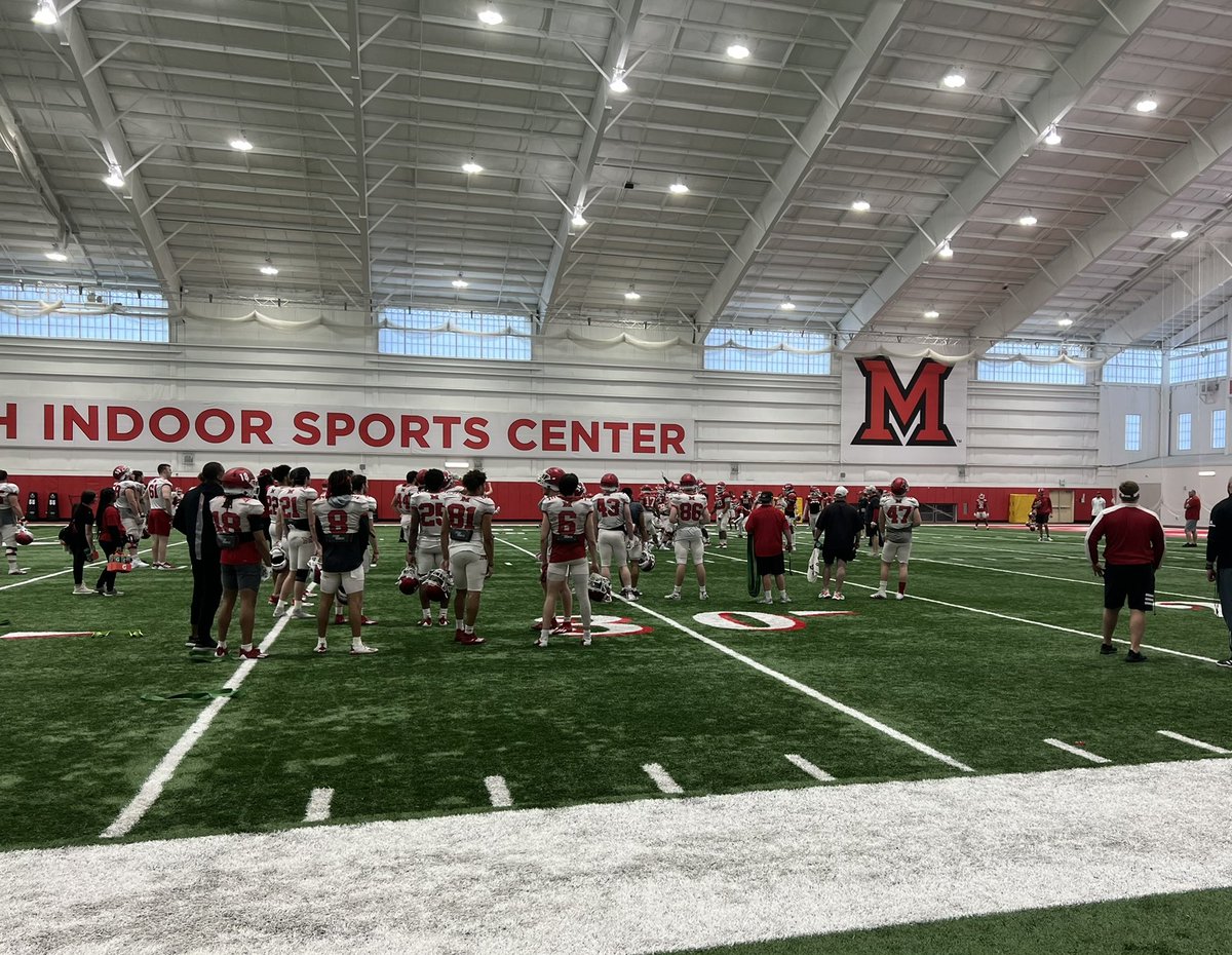 Had a great time checking out Miami’s Spring Practice. Thank you to the coaches for having me