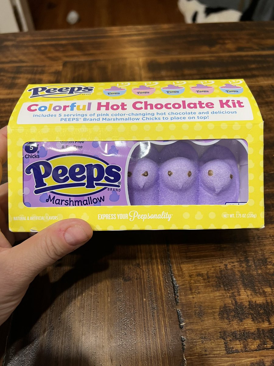 teamteskey's tweet photo. Super egg-cited to try this sweet peep treat for Easter! https://t.co/723o7T8hsy