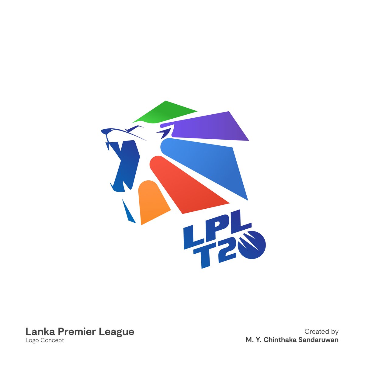 chinartsl's tweet photo. I was not very happy with my previous logo concept &amp; wanted to go bit haywire this time and come up with a totally different design. #LPL #LankaPremierLeague #SriLankaCricket #lka #logo #logodesign https://t.co/SRbLM4oyAx