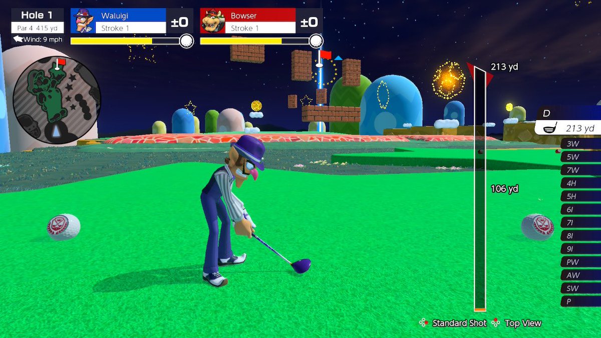Ruleof2Review's tweet photo. First time turning on my Switch in many many weeks - mostly because of Elden Ring. But I wanted a relaxing break from the grind so I’m enjoying a nice whiskey beverage and some Mushroom Kingdom golf. Just what the doctor ordered. 🥃 ⛳️ #Waaaaaaaa https://t.co/SB2CuqUwis
