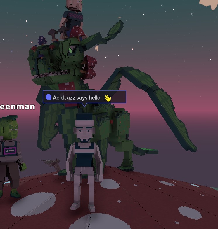 bipo2521's tweet photo. @TheSandboxGame I just participated in the daily #SandboxAlphaS2Contest for a chance to earn up to 1,000 $SAND! Starting March 15 - Selfie with the mushroom dragon. Check out my screenshot below! 👇 #SandboxAlphaS2 https://t.co/fYqemVzYWj