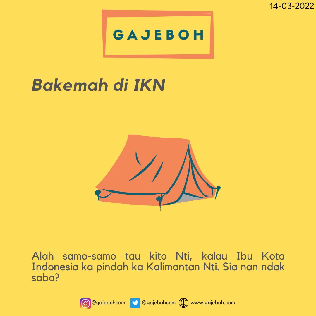 gajebohcom's tweet photo. Dek Presiden @jokowi alah bakemah, cubo pulo lah bakemah dimuko rumah? https://t.co/zG6cxloyWJ