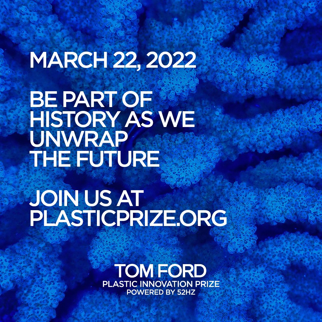 TerraCycle's tweet photo. Weβre ready to make history, are you joining? #UnwrapTheFuture on March 22nd as @LonelyWhale announces The @TOMFORD Plastic Innovation Prize finalists. RSVP to join the discussion with @TOMFORD and our judges, including our CEO @Tom__Szaky: https://t.co/Aui6thTPRP https://t.co/DZPBHiFugT