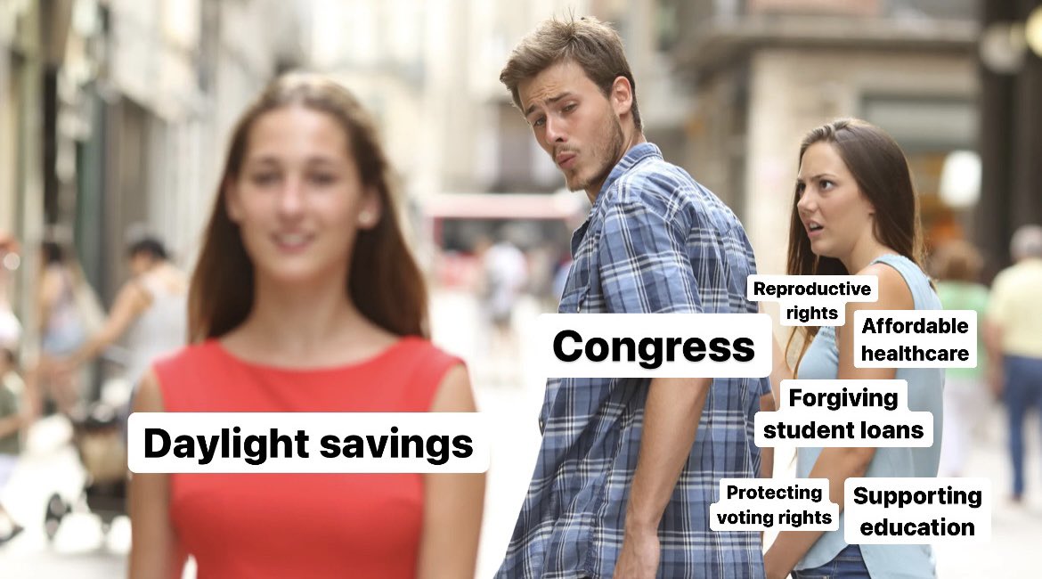 adamgreattweet's tweet photo. Daylight savings is a top priority https://t.co/zn8cNGwNXe