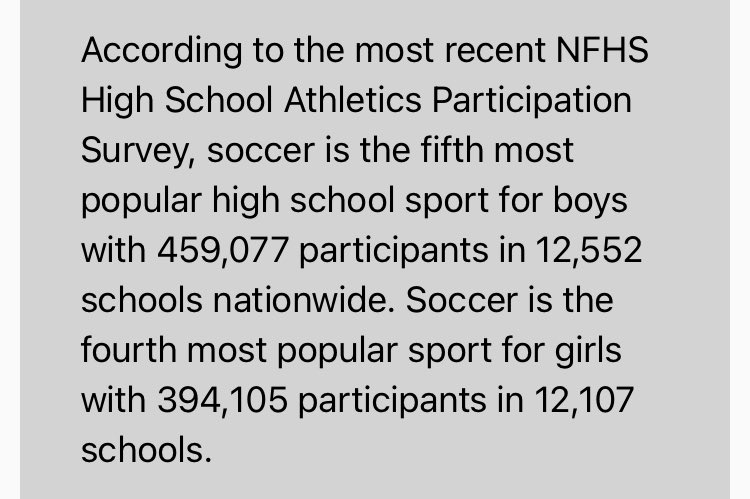 NE_LadyTSoccer's tweet photo. This is exciting news as our sport keeps growing! https://t.co/ZOy8O4yeSi