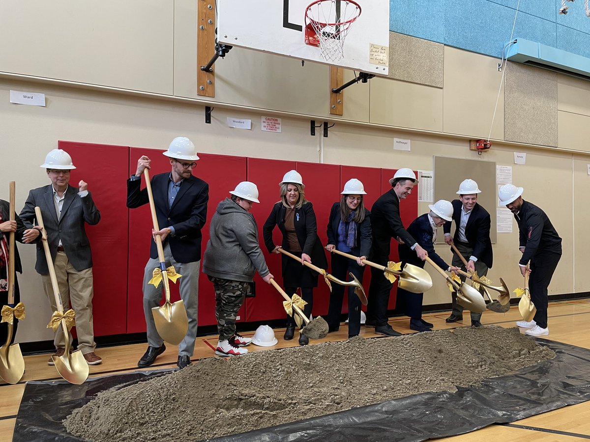 spokaneschools's tweet image. District leadership and community members — including the new school’s namesake and her family — gathered at Mullan Road Elementary this afternoon to celebrate the groundbreaking of Carla Peperzak Middle School, slated to open fall 2023. #Spokane #SpokaneSchools