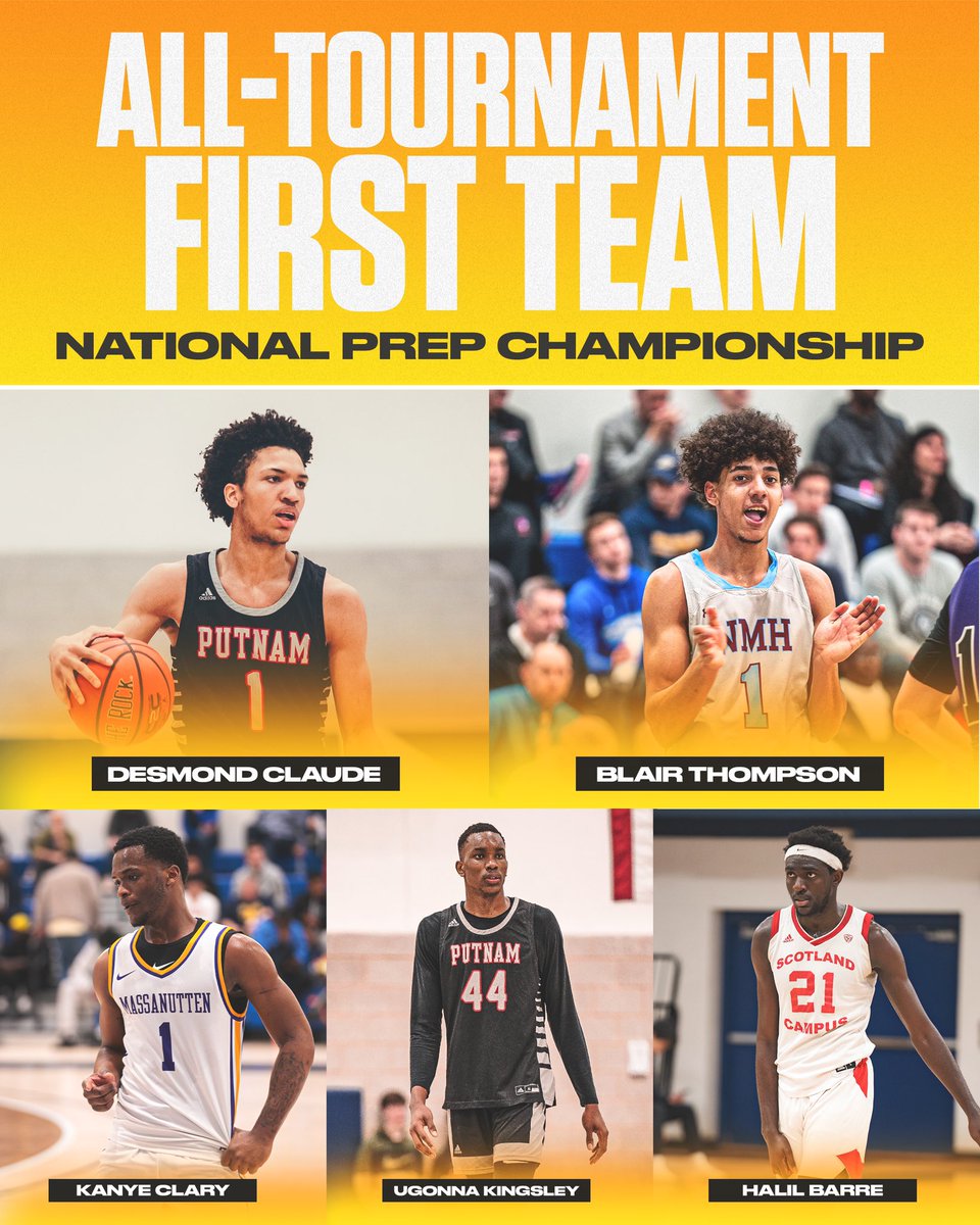 Your 2022 National Prep Championship All-Tournament Team 🏅
