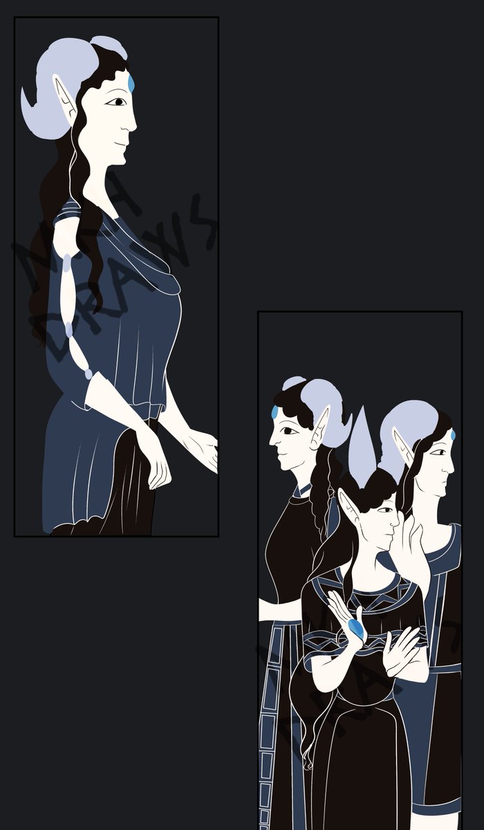MKH_Draws's tweet photo. Short comic with my Lunar dragons and my giants. I hope this will help me with getting back into making comics. 

Red and black version was the original but was changed to blue and black. https://t.co/czvKoLT5Oq