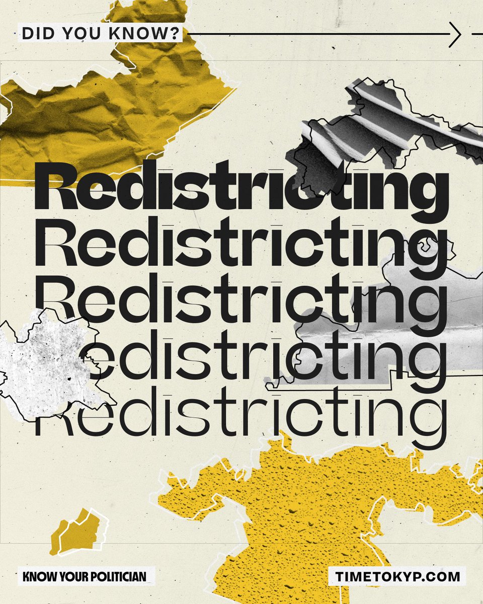 timetokyp's tweet photo. Redistricting is playing a role in who will be representing you! That is why we are here to help you keep track of what is changing #timetokyp #politics #vote2022 #twittervotes #blackownedbusiness #knowyourpolitician #vote #redistricting #whenweallvote https://t.co/IQ3Yta5RuT