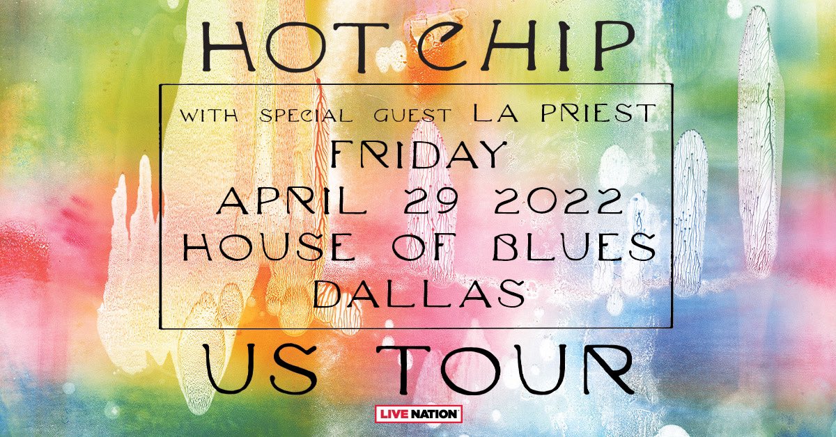 RT + Tag 2 Friends For A Chance To Win 3 Pairs Of Tickets To Hot Chip US Tour! 🔥

Must Follow:
<a href="/LiveNationDFW/">Live Nation DFW</a>
<a href="/UsaEDMFamily/">UsaEDMFamily</a>

Tickets: concerts.livenation.com/event/0C005B81…

Ends: 4/8