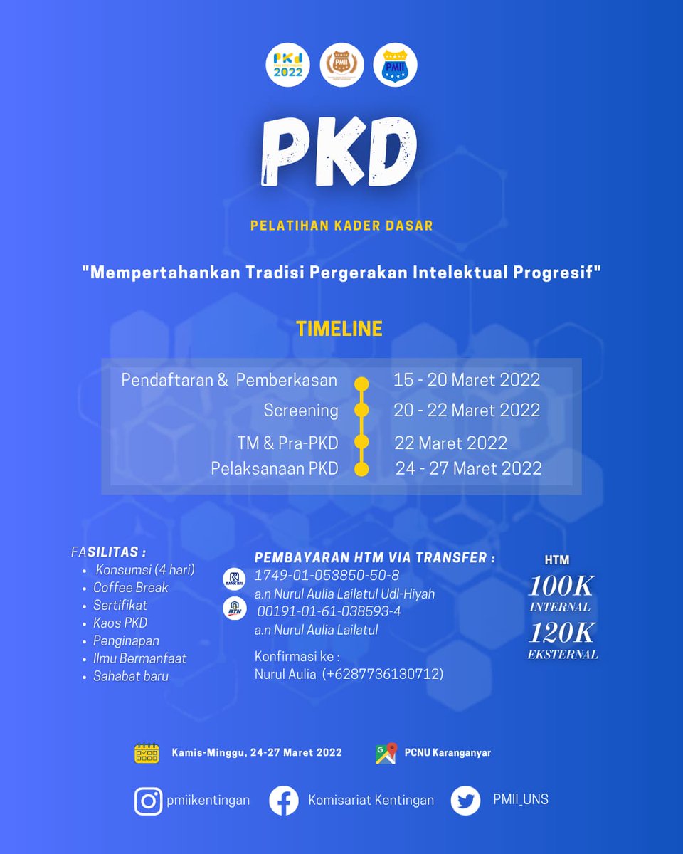 PMII_UNS's tweet photo. Wayah ahad dolan nggone Pakdhe, Ayo podho melu PKD

https://t.co/FUyilmNrql https://t.co/NdWH6ZX8W8