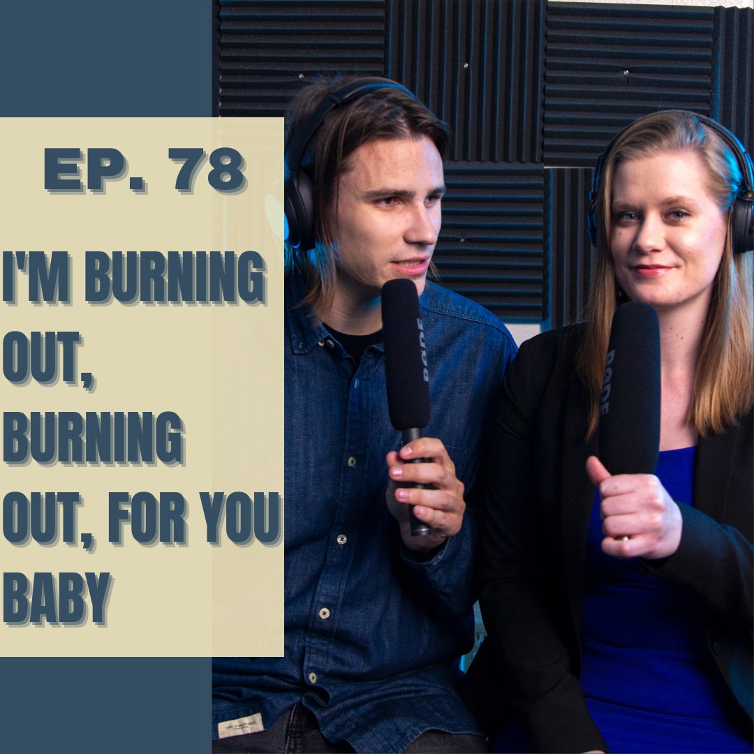 officialtbbp's tweet photo. In this week's episode, Anton and Ashley talk about burn out. 🔥 We all will experience it, but do we really know what it is? 🤔 

#podcast #podcastlife #podernfamily #biggerbetterpodcast #sacpodcast #podcasting #podcasts #inspiration #business #comedy #lifestyle https://t.co/Wbf5gurUHd