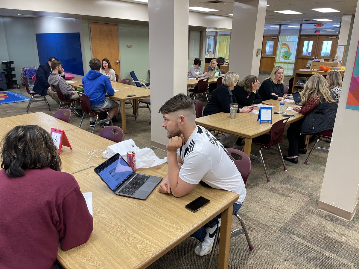 neil_arnett's tweet photo. Fantastic conversations in our #EdTech plan breakout tables this afternoon working on the @PikevilleInd 22-23 EdTech Plan. Love reading & hearing this feedback from students, teachers & administrators from every level. #KyDTC #KyTechChat Thank you all for taking the time! https://t.co/Tjcj8UKd63