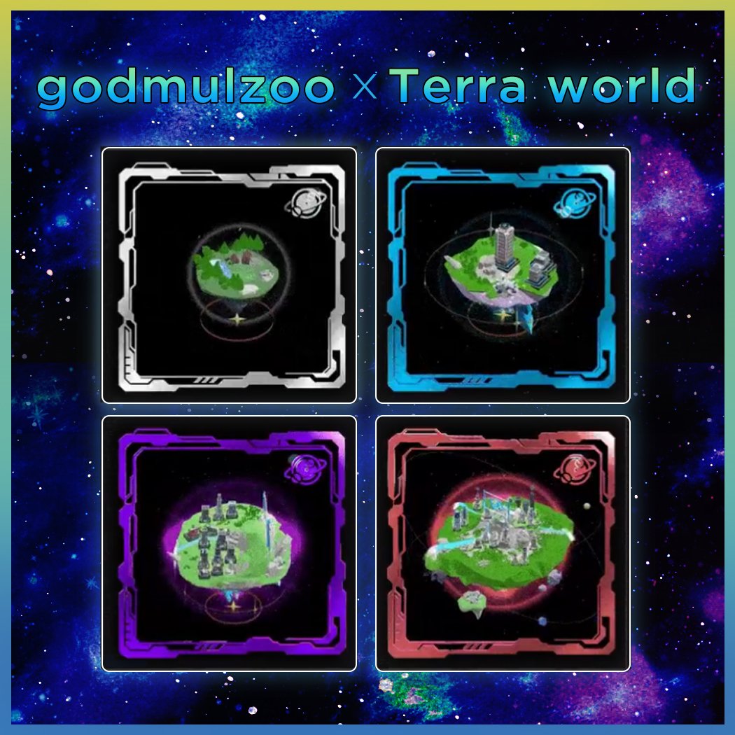 godmulzoo's tweet photo. 🎟️10WL #WLGiveaway🎟️
 
 To win:
 1. Follow 
@terraworldme 
@godmulzoo
 2. RT＆Like♥
 3. Google form : https://t.co/H8U0BEbTVo
 ⏰ Mar. ~17 22:00 KST

#NFTGiveaway #NFT #nftart #Giveaways https://t.co/rIcDwlQF57