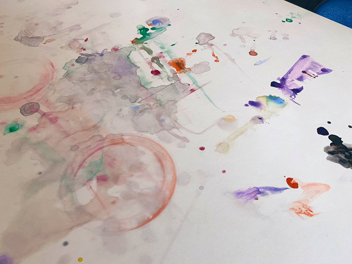 MrsLoucksWY_ART's tweet photo. ✨🖌The ART left behind!  🖼Sometimes the 🧽MESSINESS of the process is just too beautiful to clean up right away!🎨✨

#TrimmerTalent
#TrimmerProud 
#WYProud 
@wyasdblue https://t.co/NHy7GhSC4w