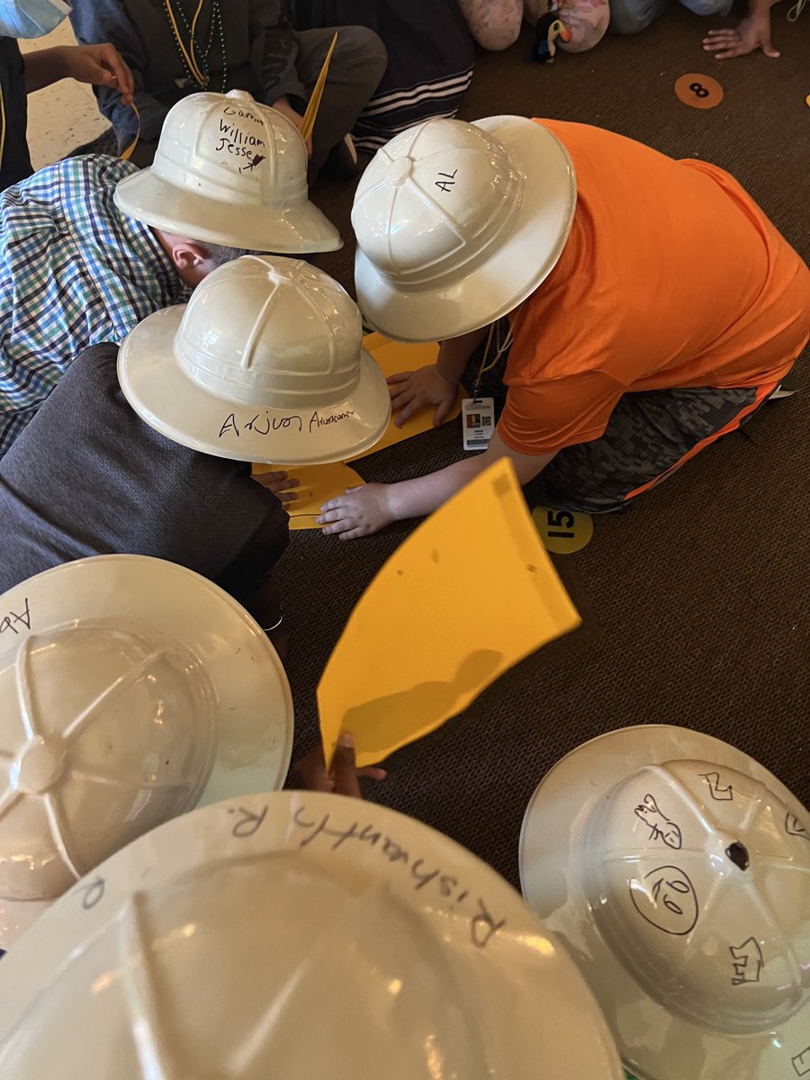 Rainforest_Room's tweet photo. We also found and put together an actual size triceratops footprint- over 26 inches across! We used it to compare to our own feet print in preparation to see if we could outrun a dinosaur! 🦖🦕 https://t.co/SCVUQtsH4Y
