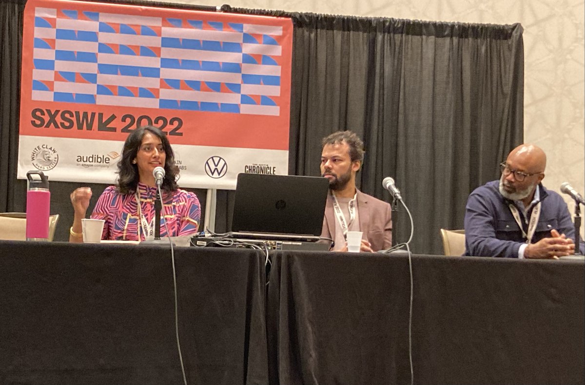 barbarahenricks's tweet photo. Another great panel at #SXSW today with @FutureForum cofounder and #HowTheFutureWorks coauthor @sheelars talking about how remote work can improve diversity, equity, and inclusion. https://t.co/tN80miulw0