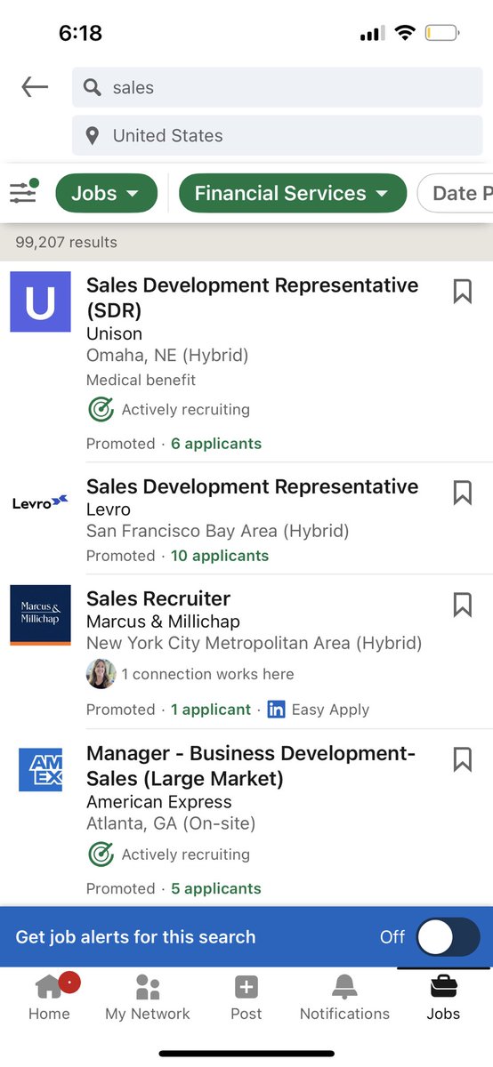 fromraiwithlove's tweet photo. An easy way to broadly do research on industries is to use LinkedIn. 

• Go to Jobs
• Insert the area you’re searching for. Ex: Sales/Customer Support/Admin
• Scroll to Adv Filters
• Go to Industry &amp; type the industry you’re interested in

Search and research ✅ https://t.co/LBFPaXd4Xk
