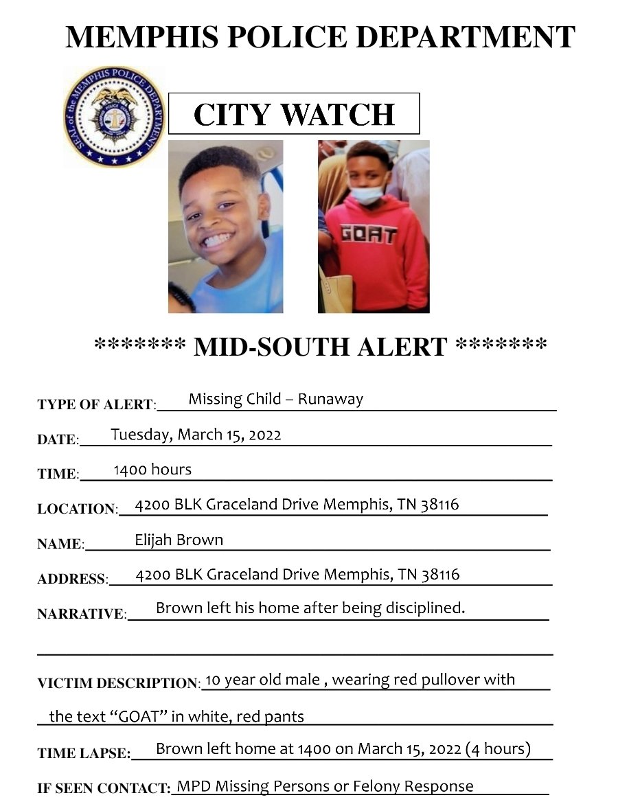 Memphis Police Dept tweet media