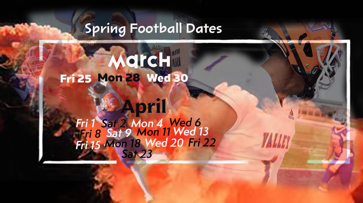 MovalFootball's tweet photo. Spring Football is around the corner!!! It’s about to get live in the valley ! https://t.co/u056YWStft