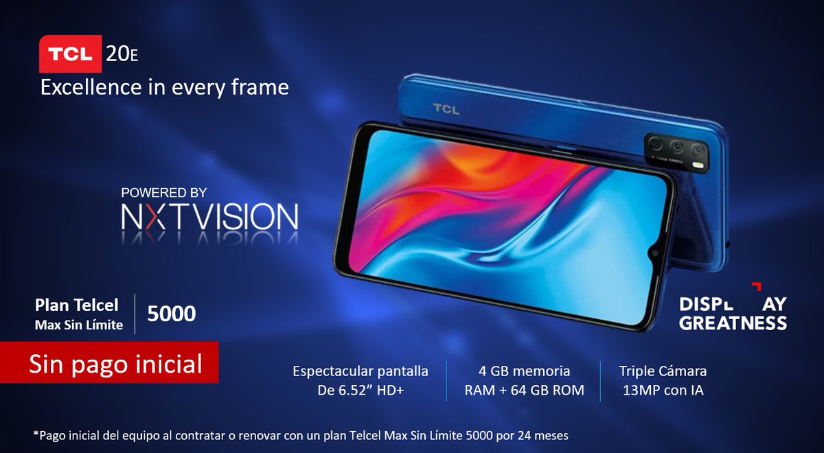 ContactoCelular's tweet photo. Sumérgete en su pantalla NTXVISION de 6.52" HD+ y visualiza tus series y películas en la palma de tu mano a nivel cinematográfico 🎬🎥. #displaygreatness Da click 👇
https://t.co/27EvuXNivc https://t.co/uwiH4I4dlo