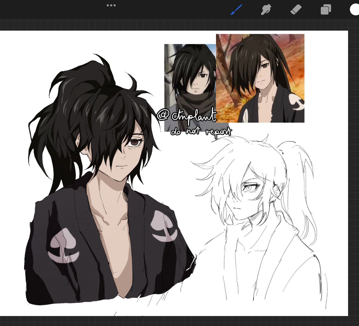 drew my new love #どろろ 
