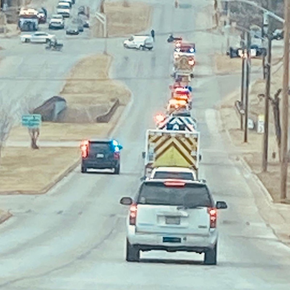 MansfieldPDTX's tweet photo. Today, officers, family, and friends from around North Texas celebrated the life of Rylan “Beans” Pruitt. He touched so many lives with his smile and love for life. May he Rest In Peace and please continue to pray for his family. #RylanStrong #RememberRylan https://t.co/9YBD09Zi5d