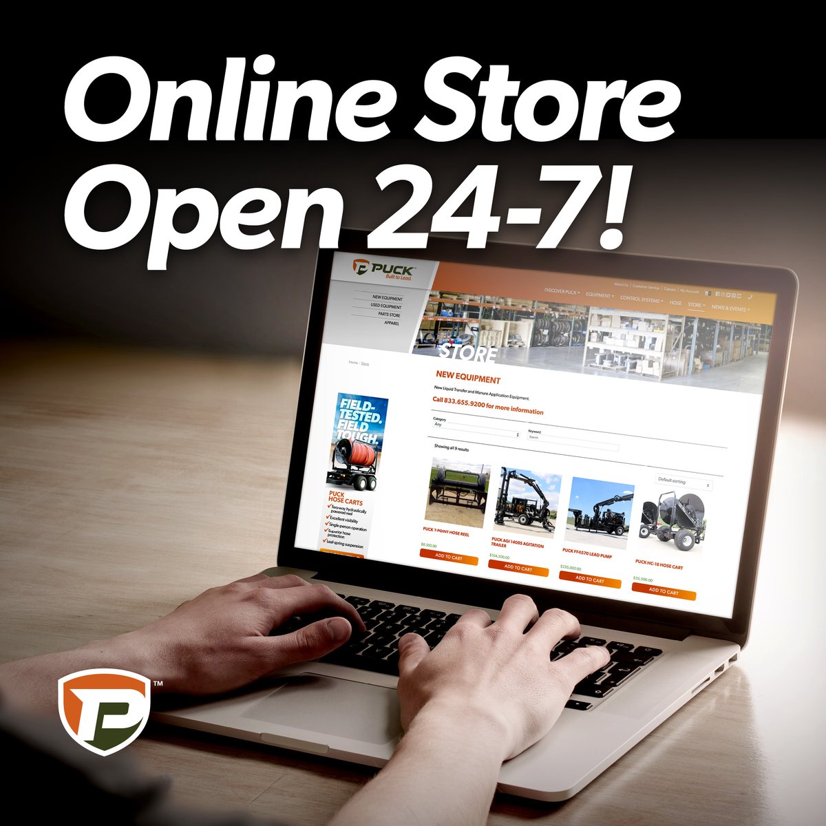 Need a part? Want to browse new or used equipment? Our online store is open 24-7 » bit.ly/2GTwMBZ #BuiltToLead