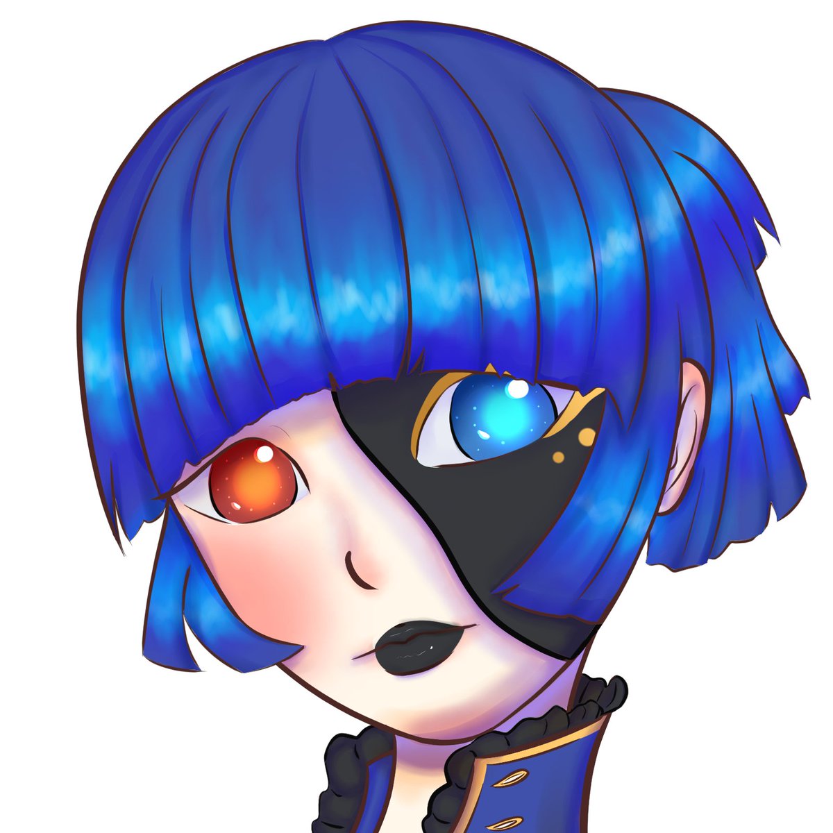 Here's the art I did of Beldeline and Calcabrina for Indigo! I wanted them to be overly shiny since dolls are often way more shiny than normal people, if that makes any sense.🤔 Ty <a href="/Stabbyness/">Stabbyness</a> for letting me indulge my dramatic side when I play Bell.